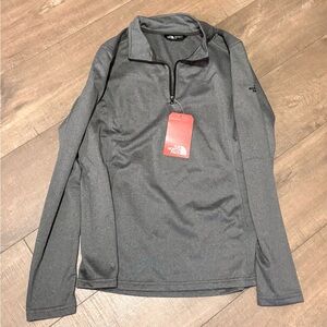 The North Face Gray Quarter-Zip Jacket